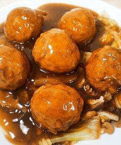 台湾風のふわふわした肉だんご