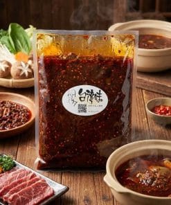 台湾味の特製ロゴ入り本格麻辣火鍋スープ（火鍋の素）