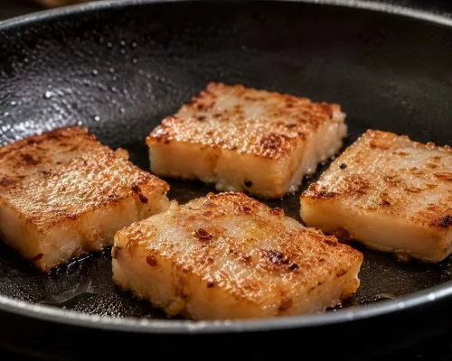 通販でお取り寄せ！フライパンで焼くだけで外はカリカリ、中はフワフワの食感が蘇る、台湾味の冷蔵・本格台湾大根餅